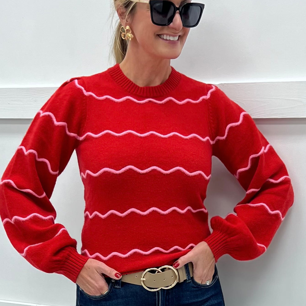 Aspire Sweater (Red)