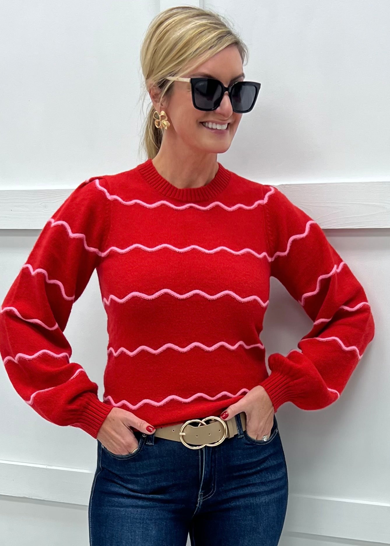 Aspire Sweater (Red)