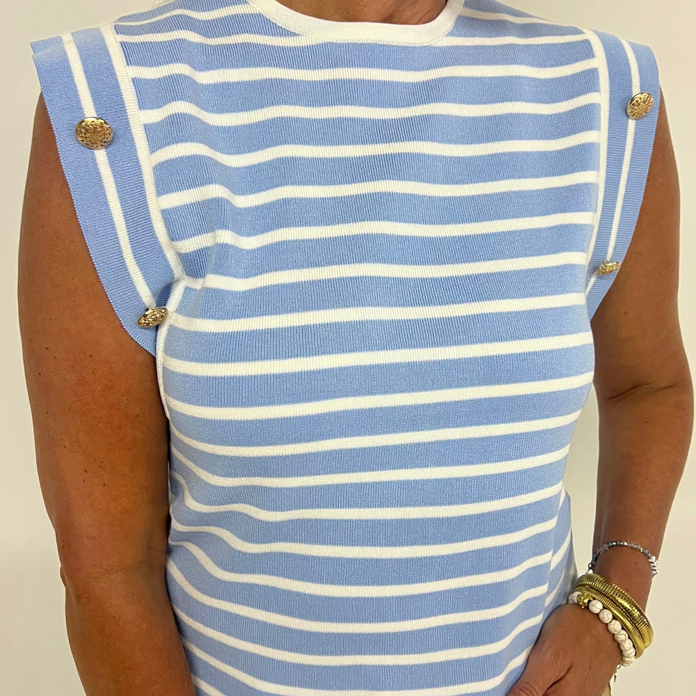 
                  
                    Celia Stripe Knit Top-FINAL SALE
                  
                
