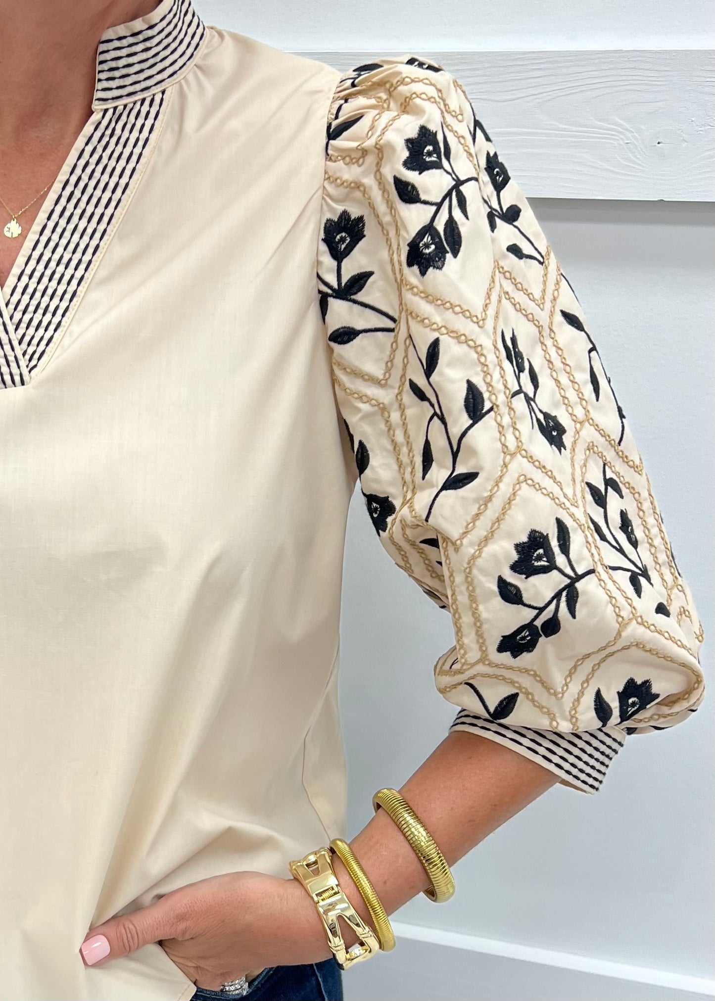 Layla Embroidered Top