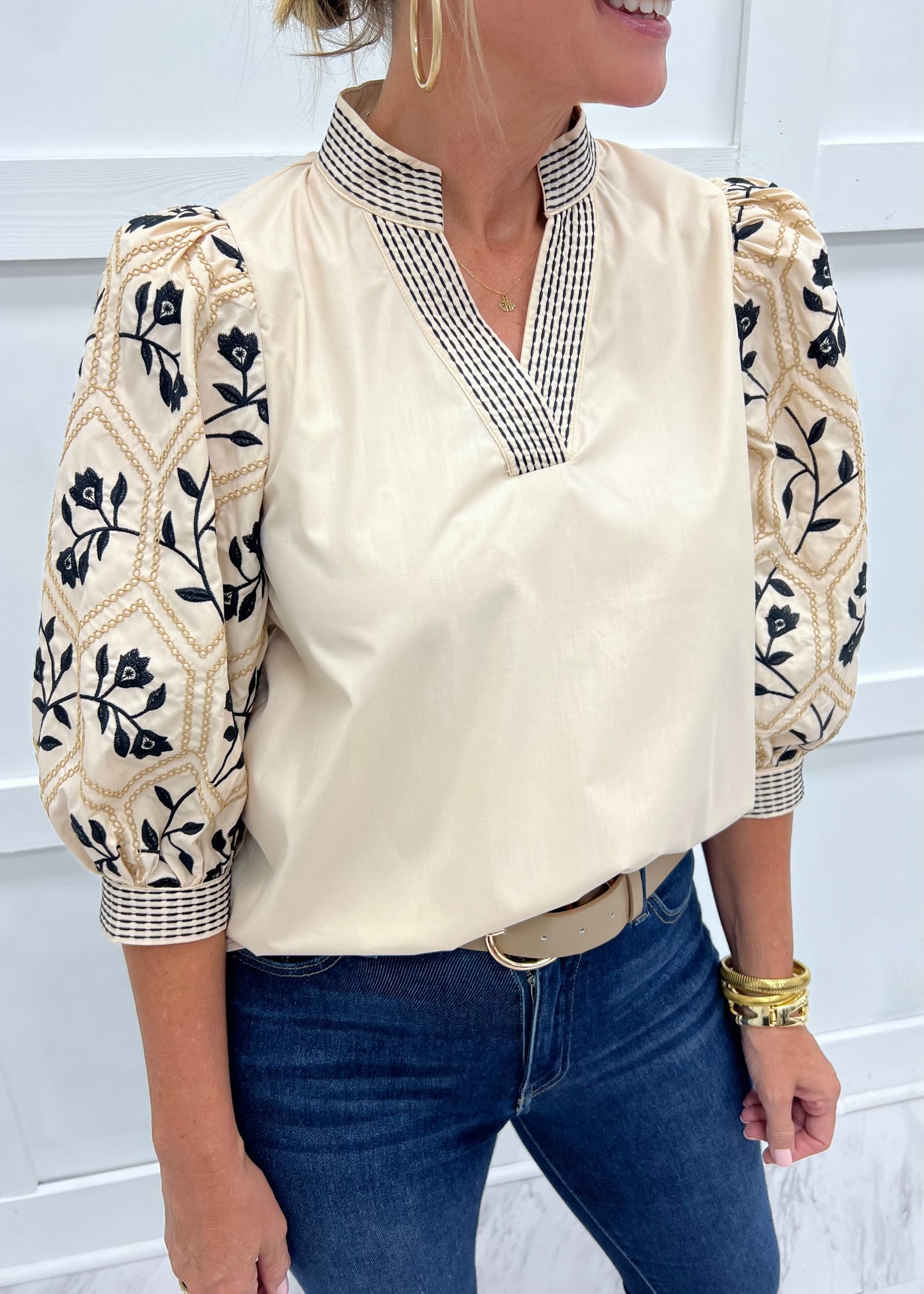Layla Embroidered Top