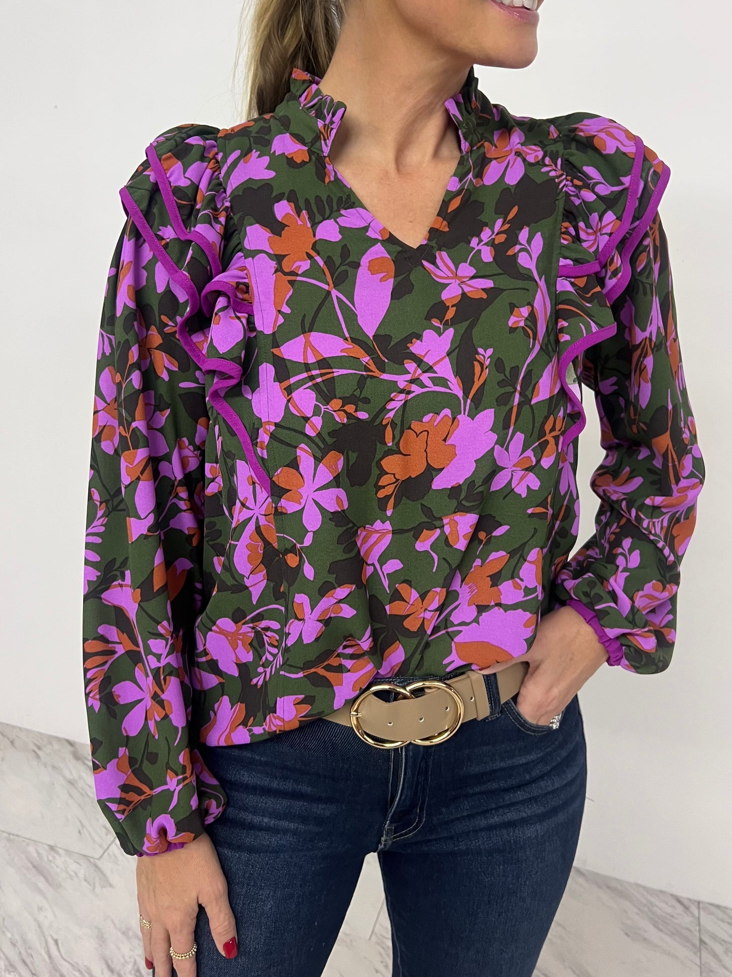 Cassidy Flower Top