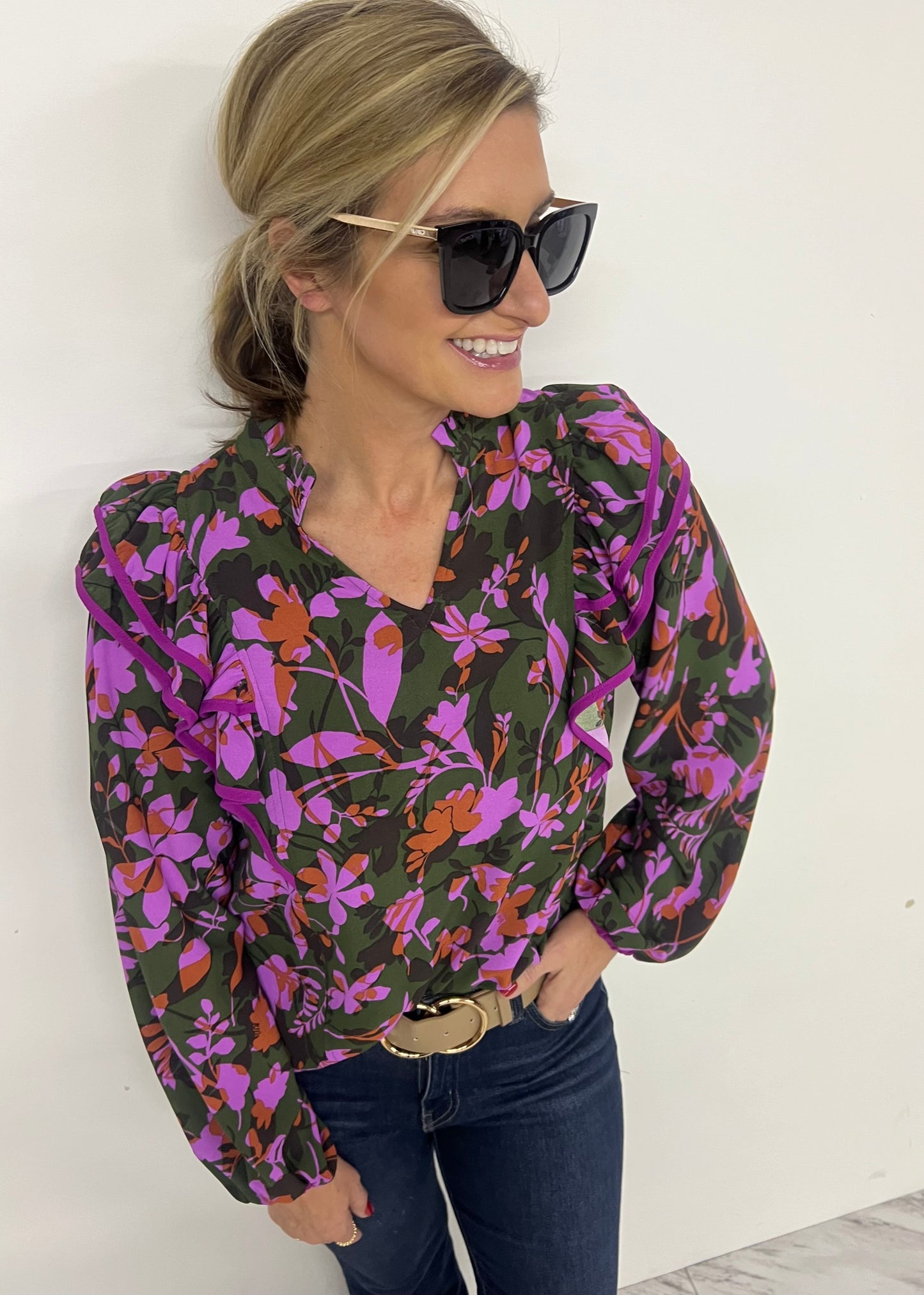 Cassidy Flower Top