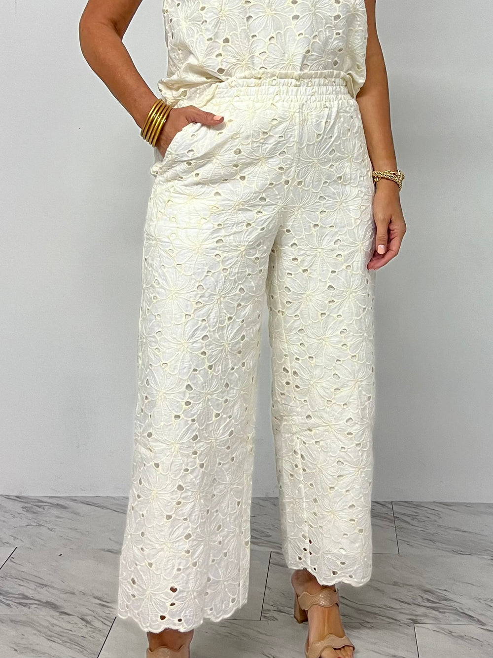 Lennon Lace Pants- FINAL SALE