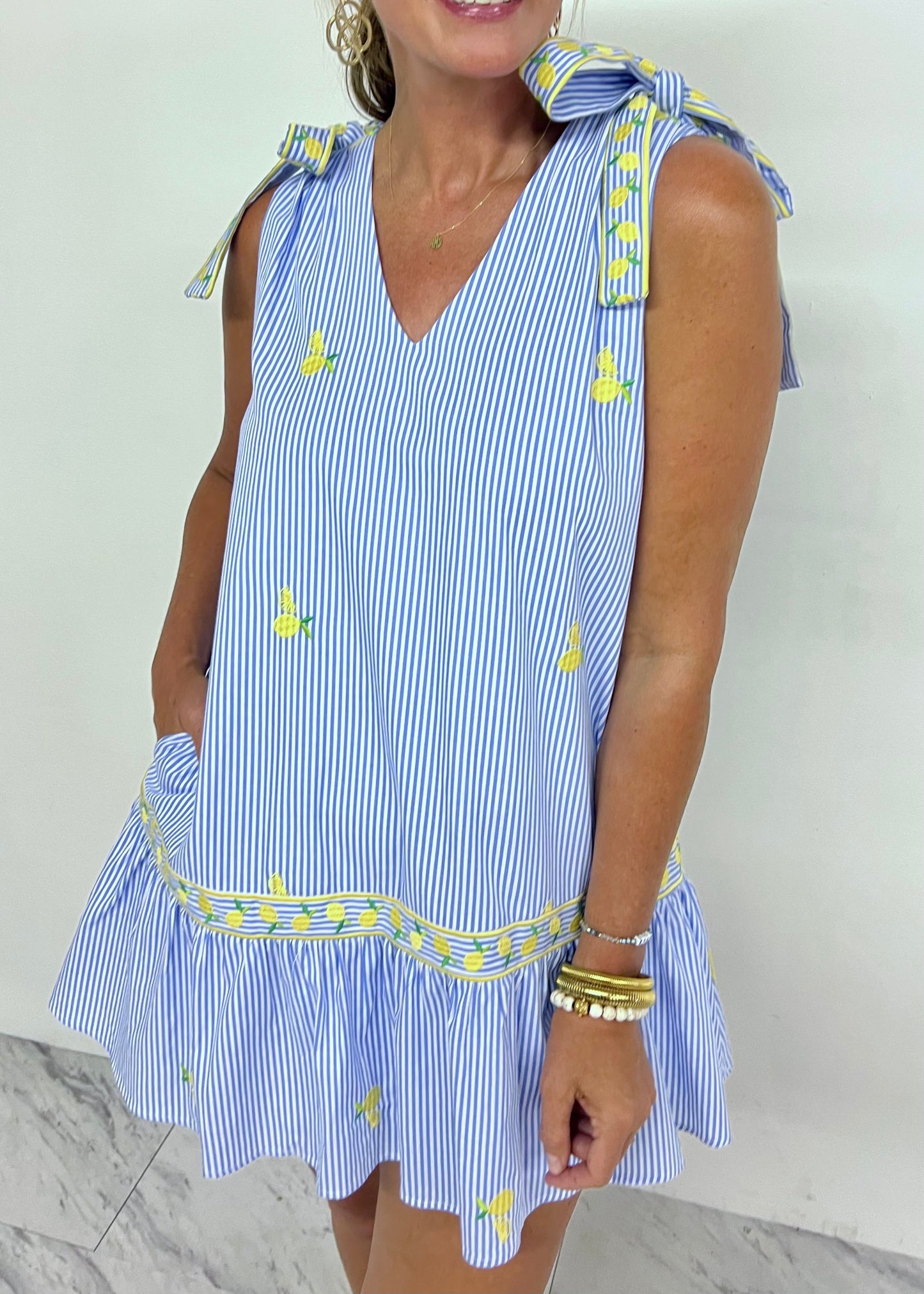 Lemon Luxe Dress-FINAL SALE