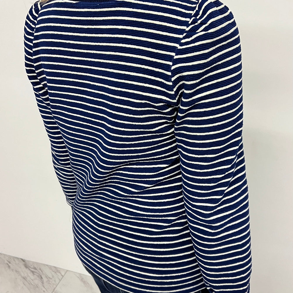 
                  
                    Chasing Midnight Navy Stripe Top-FINAL SALE
                  
                