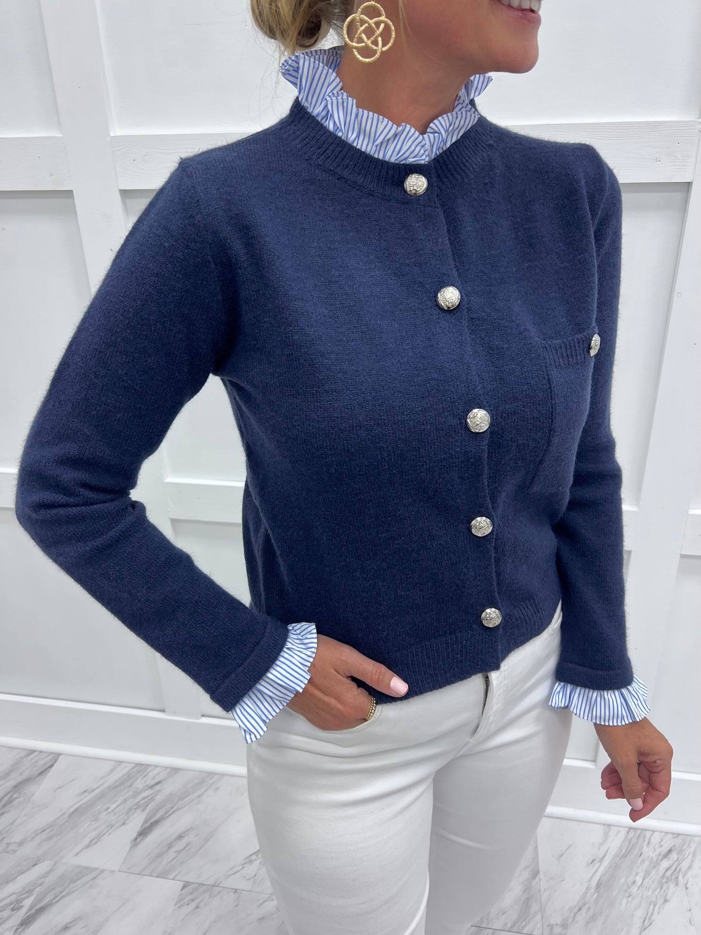 Carlton Cardigan (Navy)
