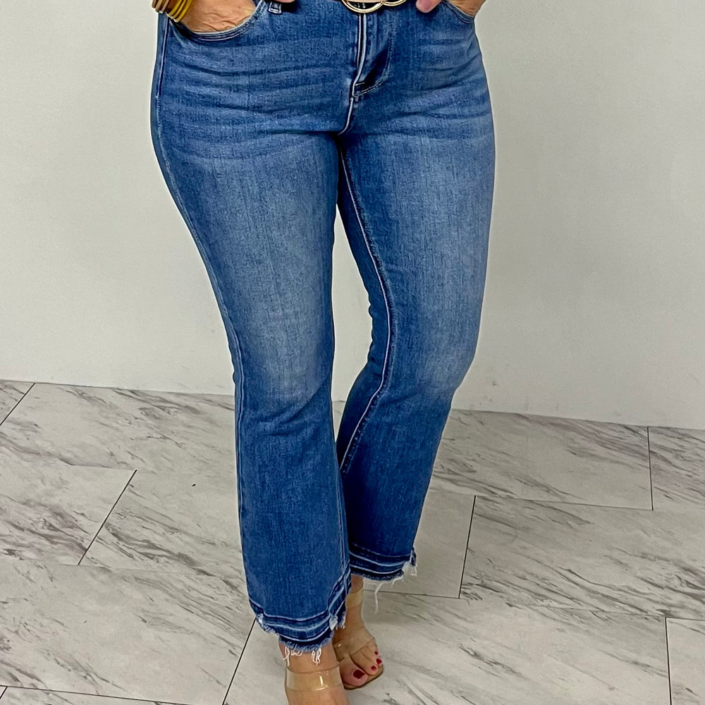 
                      
                        Aniston Crop Denim - FINAL SALE
                      
                    