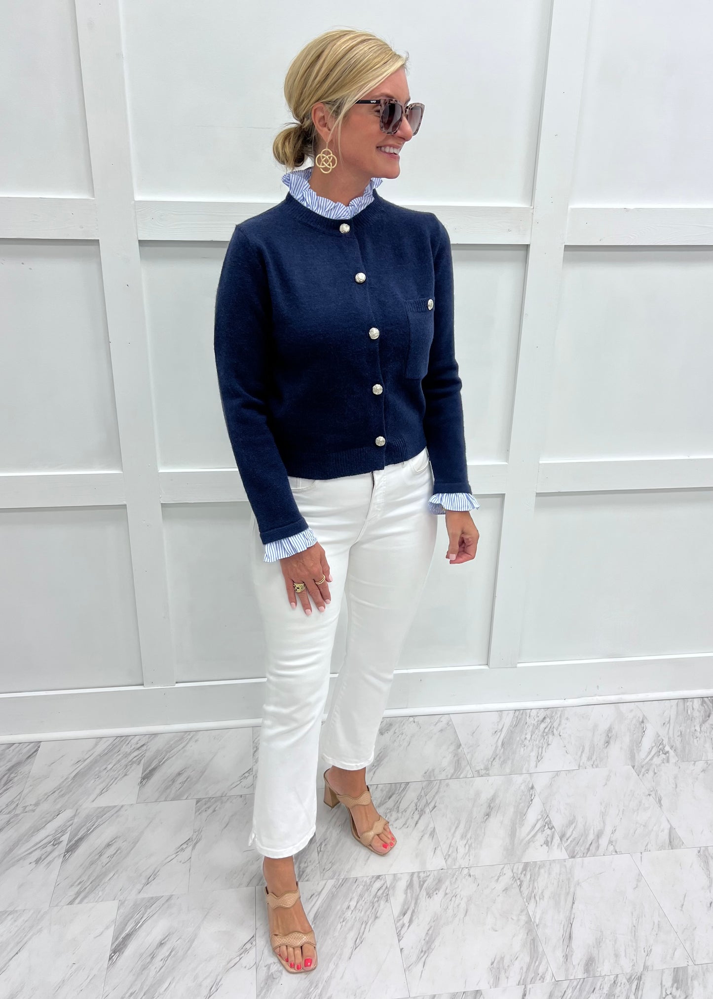 Carlton Cardigan (Navy)