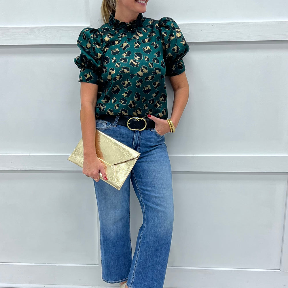 
                  
                    Fierce + Festive Leopard Top (Green)
                  
                