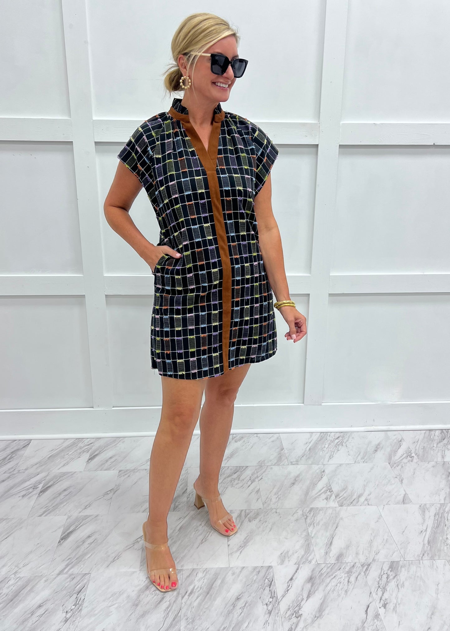 Enchantment Color Block Dress