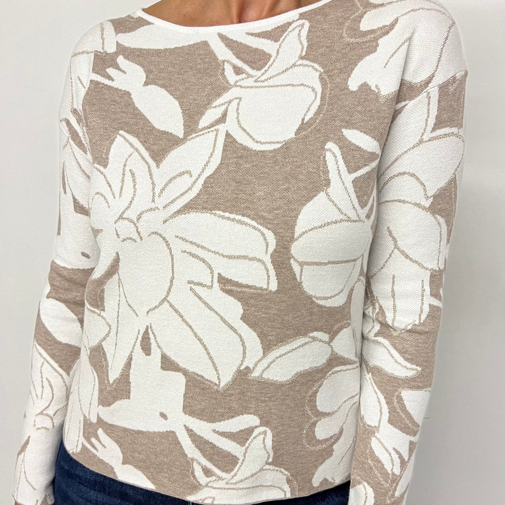 Shimmer Flower Sweater - FINAL SALE