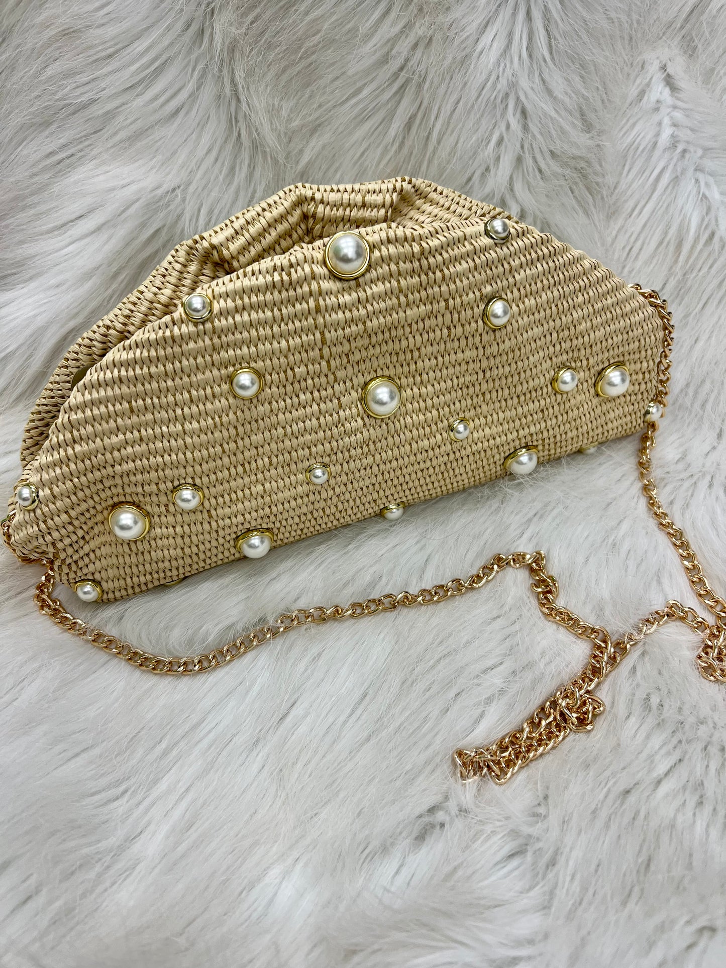 Pearls In Paradise Clutch