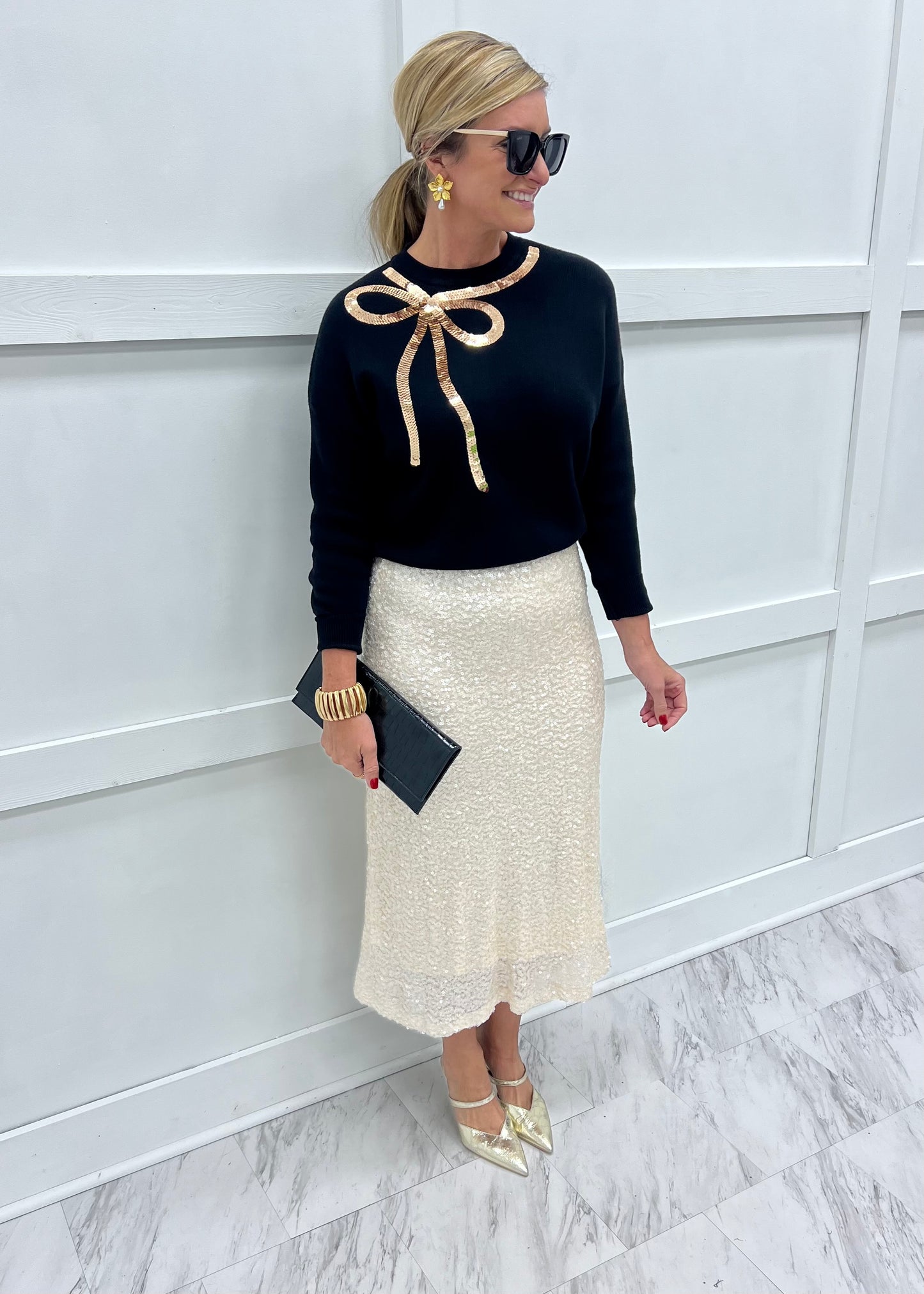 Glimmer Sequin Skirt