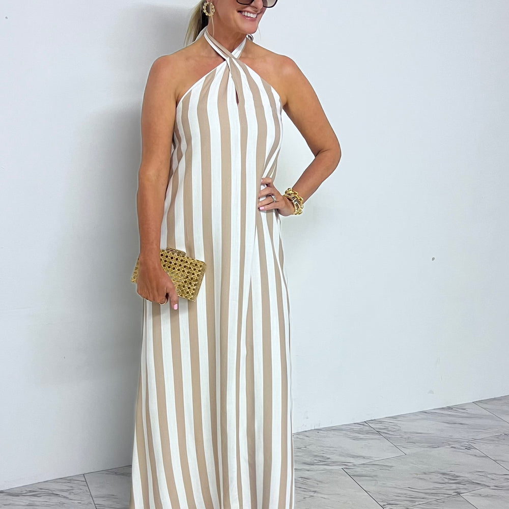 Milly Stripe Maxi Dress