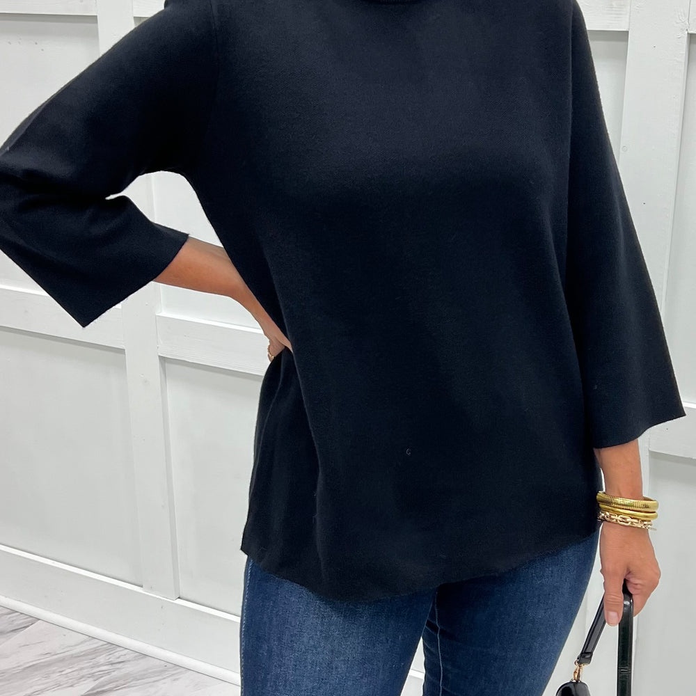 
                  
                    Eclipse Mock Neck Sweater
                  
                