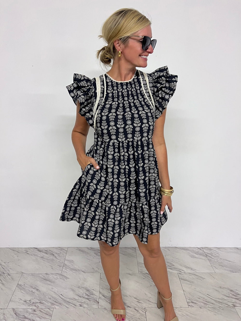 Mae Flower Print Dress