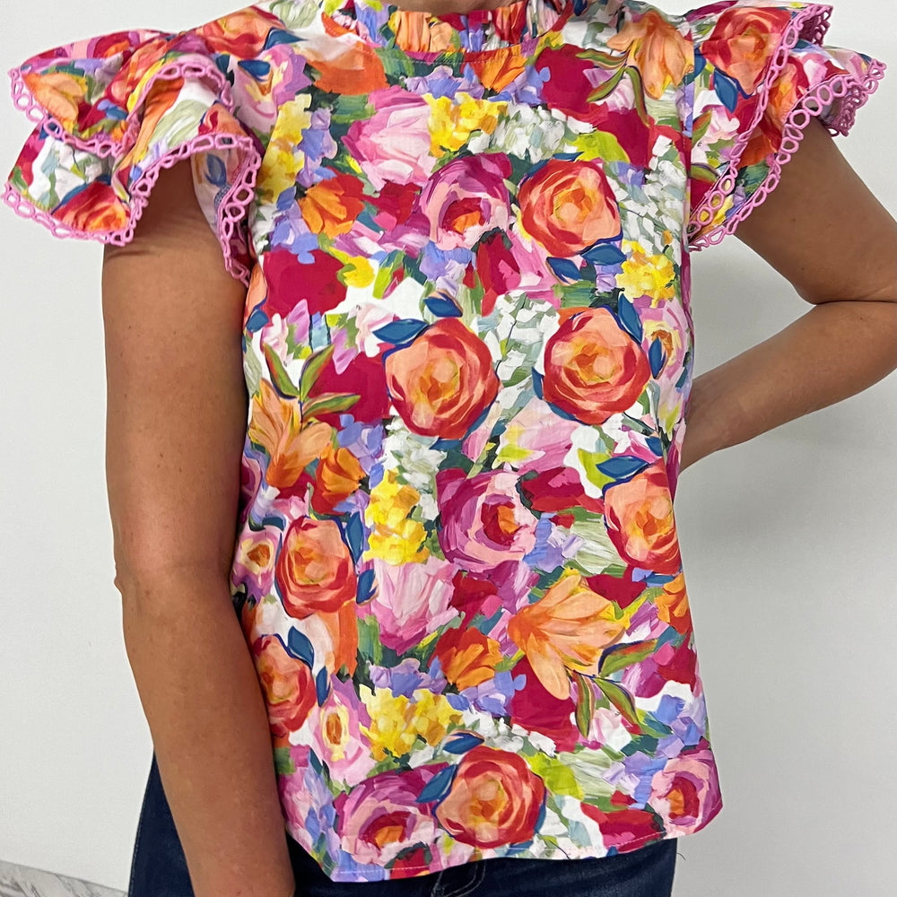 
                      
                        Trina Floral Print Top
                      
                    