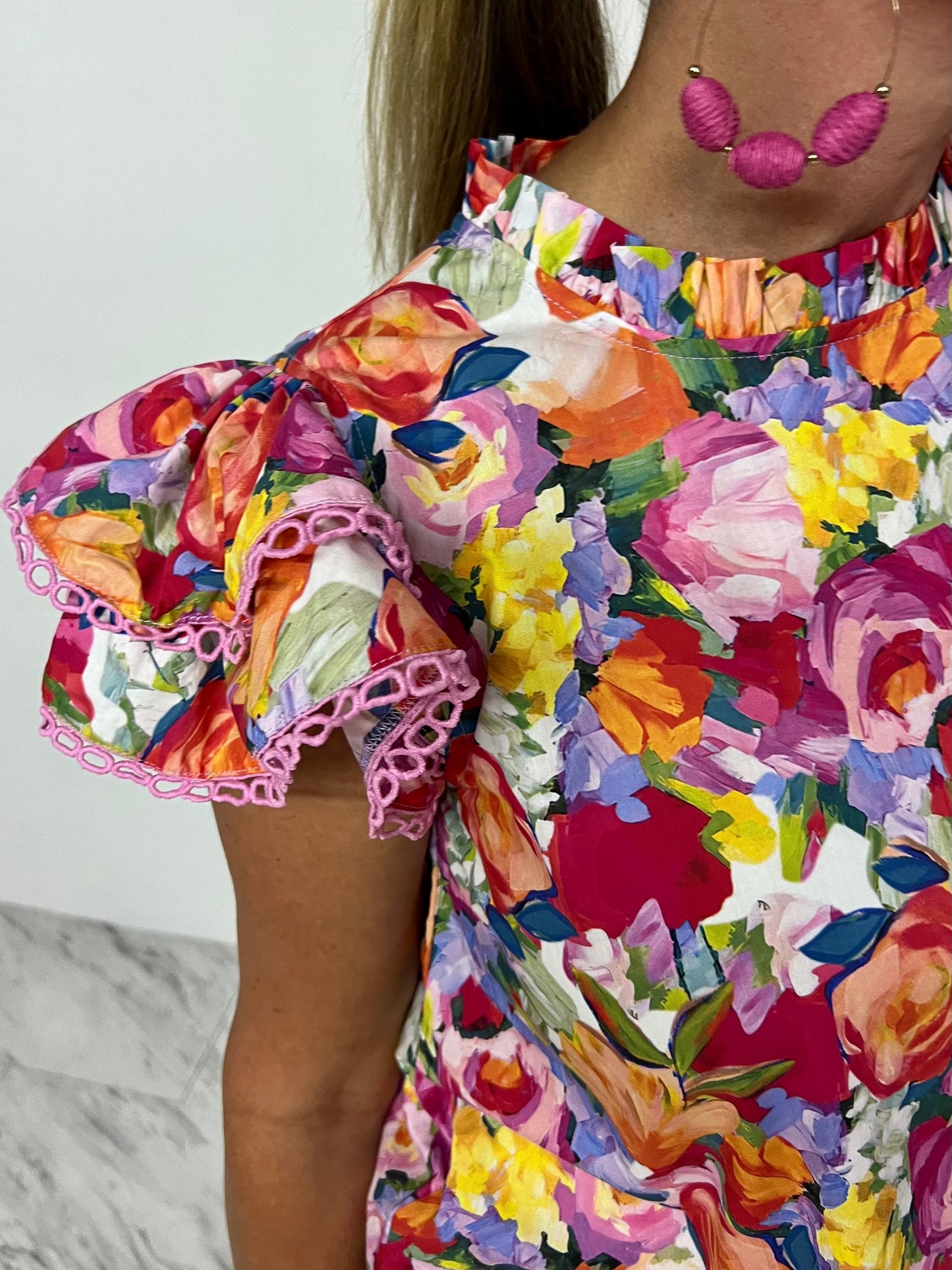 Trina Floral Print Top