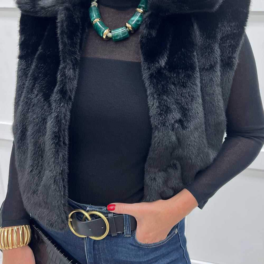 
                  
                    Paris Fur Vest
                  
                