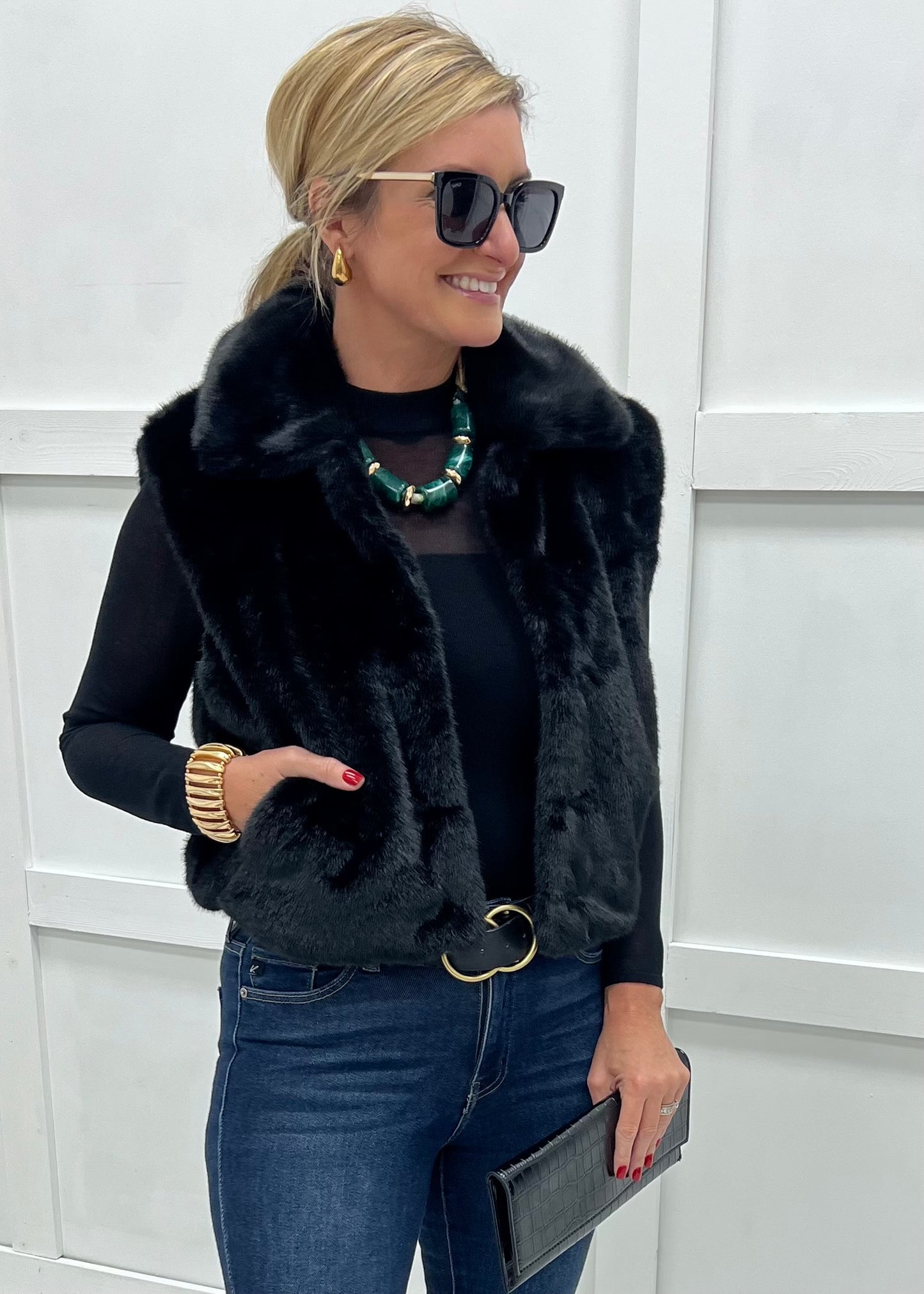 Paris Fur Vest