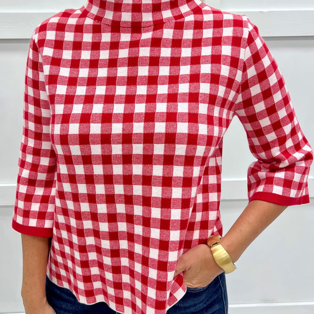
                  
                    Southern Social Gingham Sweater
                  
                
