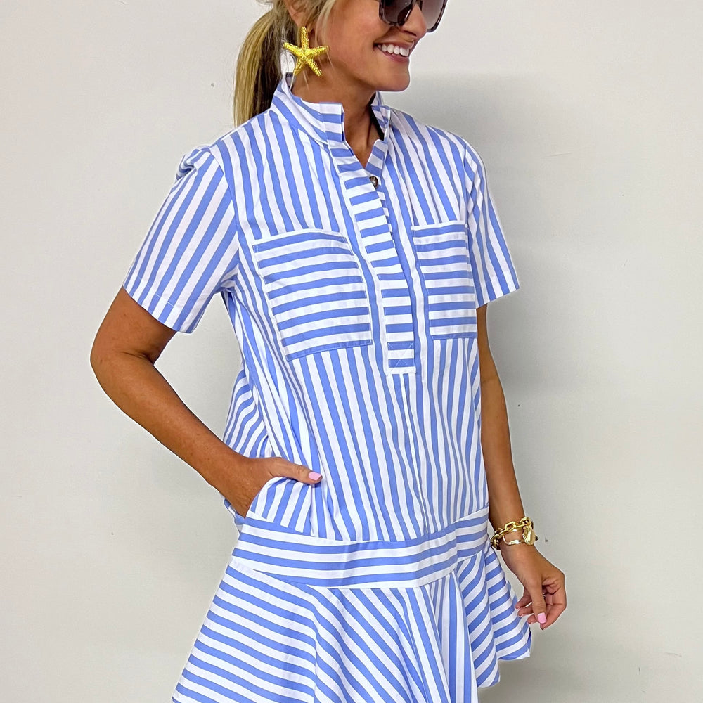 Sasha Stripe + Pocket Dress