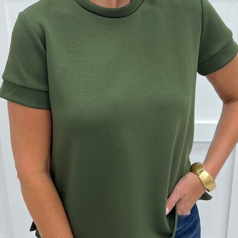 
                  
                    Gal On The Go Scuba Top (Olive)
                  
                