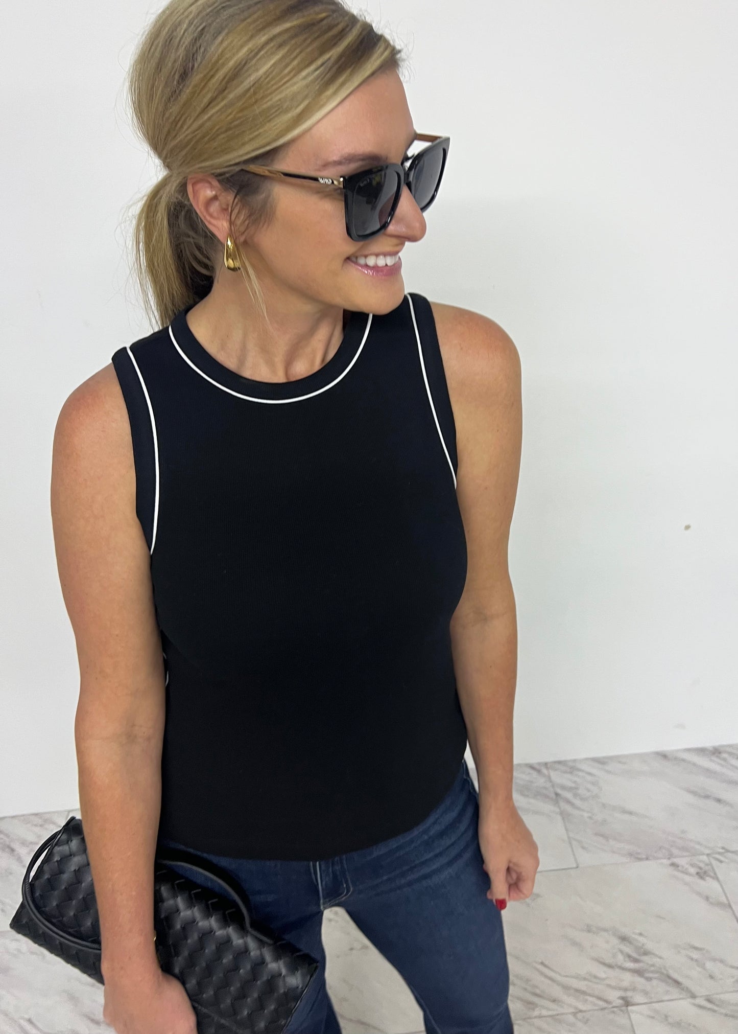 Taryn Tank Top (Black)