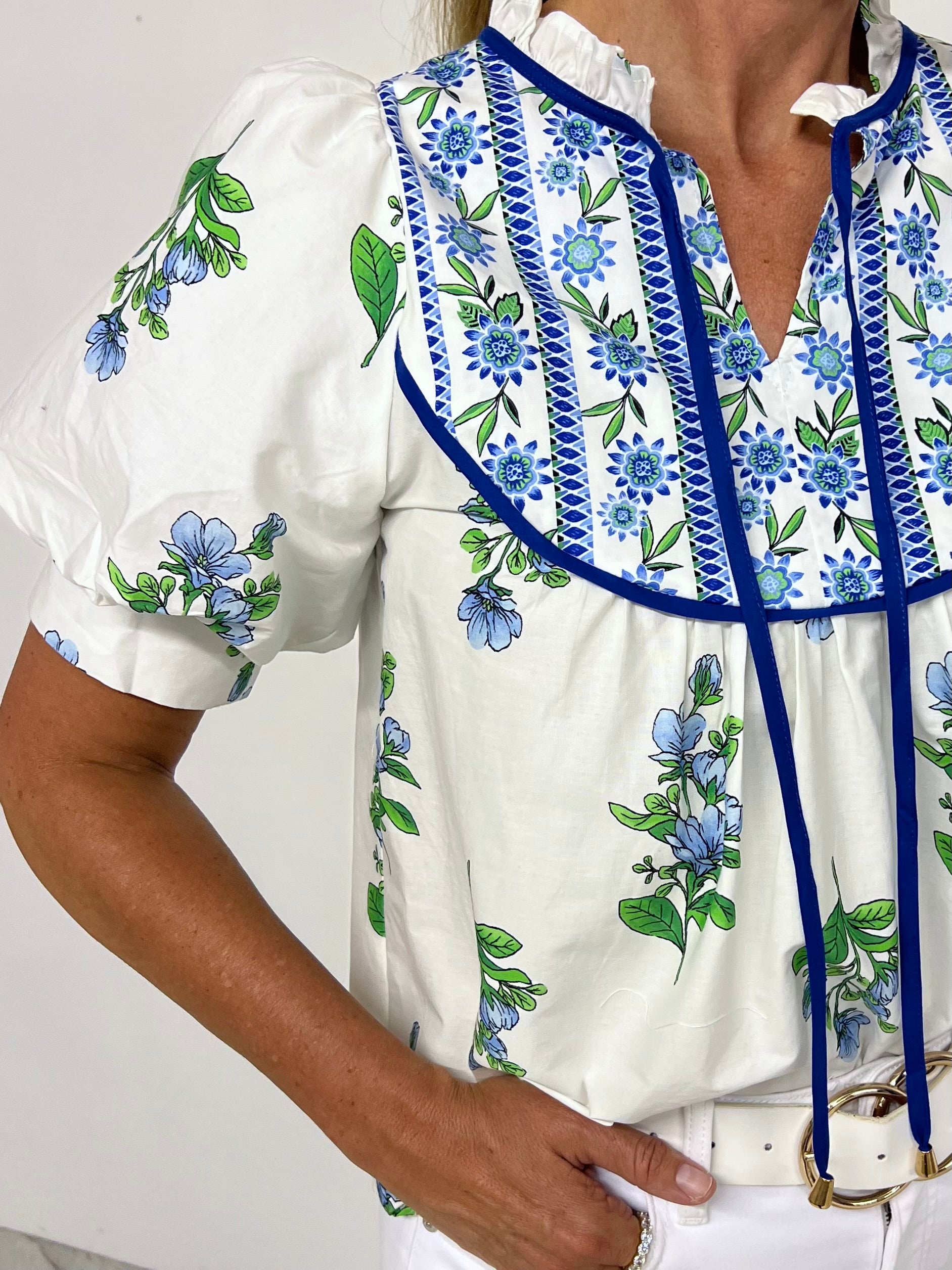 Finnley Flower Top-FINAL SALE – shop chartreuse