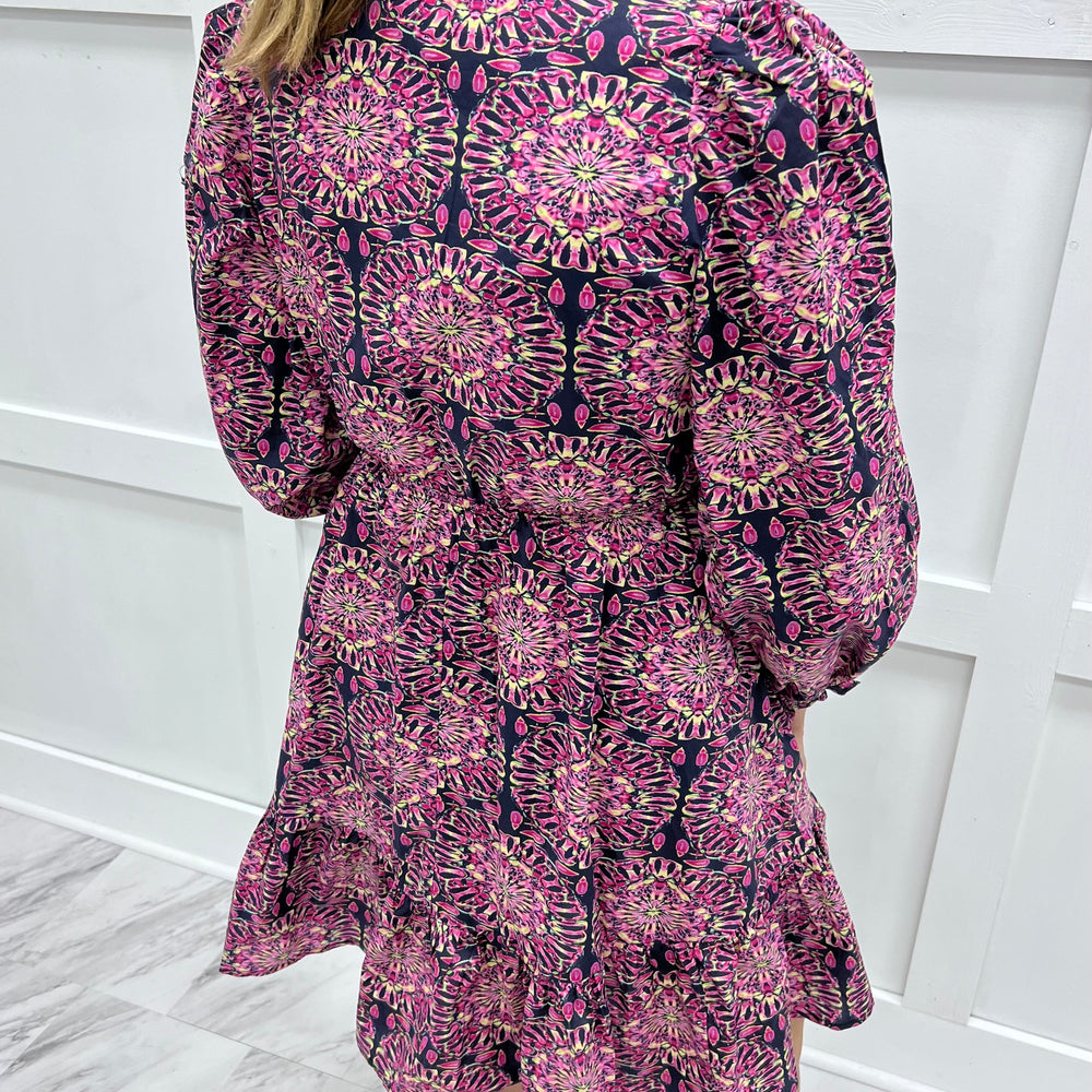 
                  
                    Aurora Print Dress (Pink)
                  
                