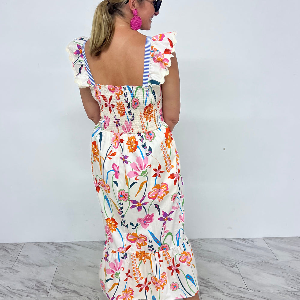 
                  
                    London Flower + Smocked Dress-FINAL SALE
                  
                