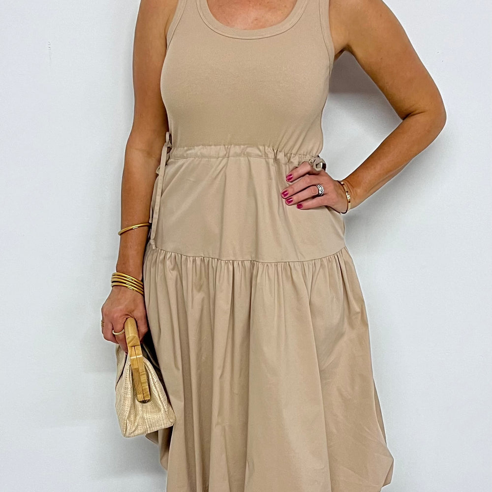 
                  
                    Marisol Tank Dress (Taupe)
                  
                