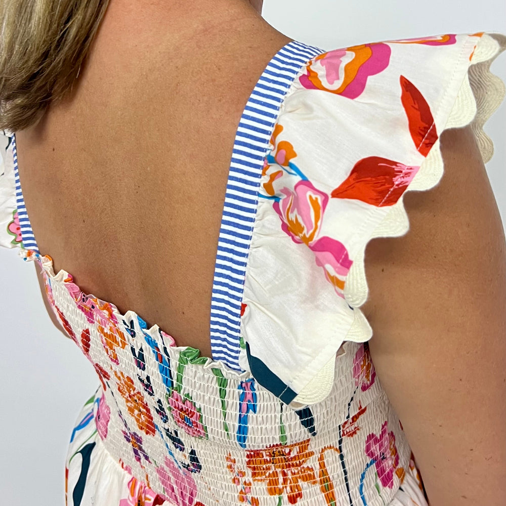 
                  
                    London Flower + Smocked Dress-FINAL SALE
                  
                