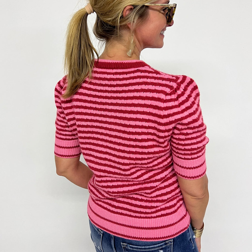 
                  
                    Skyline Stripe Sweater (Red) - FINAL SALE
                  
                