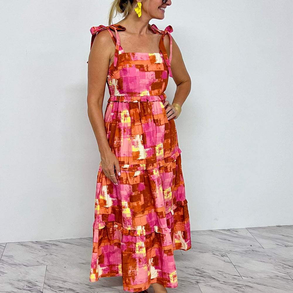 
                      
                        Wynwood Tie Shoulder Midi Dress
                      
                    