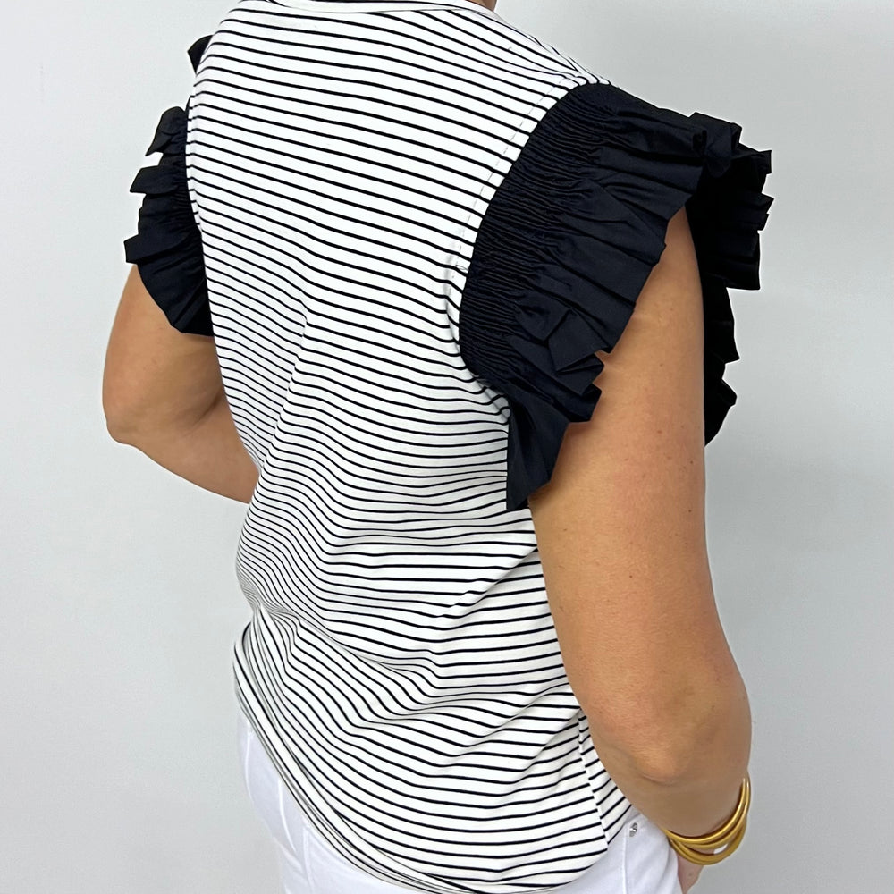 
                  
                    Love Line Stripe + Smocked Top -FINAL SALE
                  
                