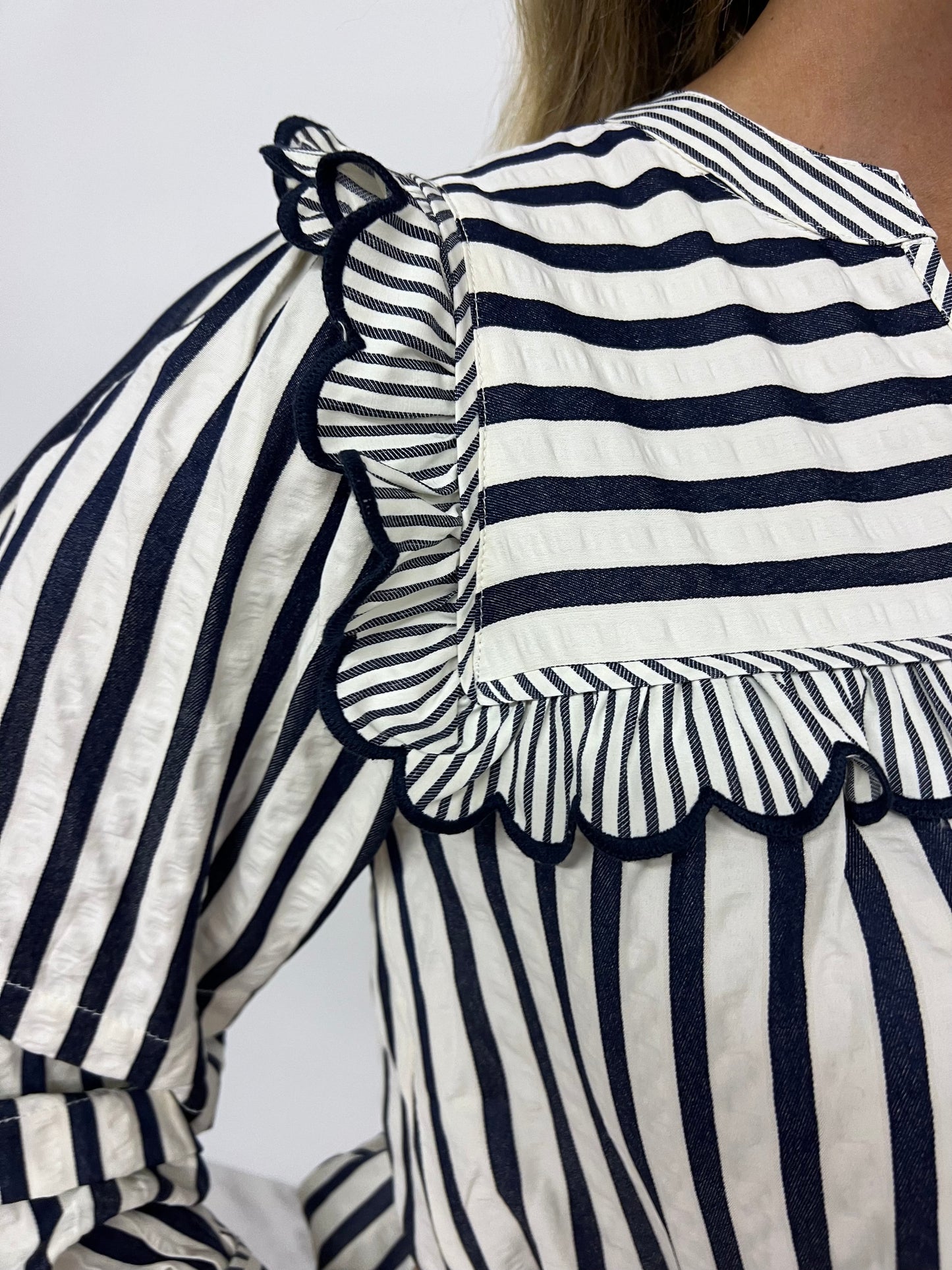 Always Dreaming Navy Stripe Top