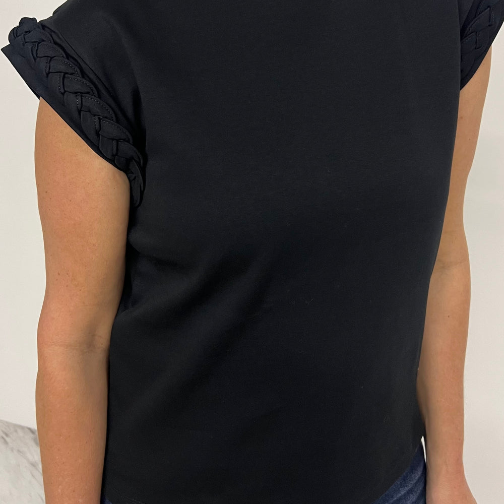 
                  
                    Ensley Braid Top (Black)
                  
                