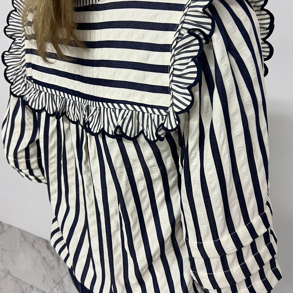 
                      
                        Always Dreaming Navy Stripe Top
                      
                    