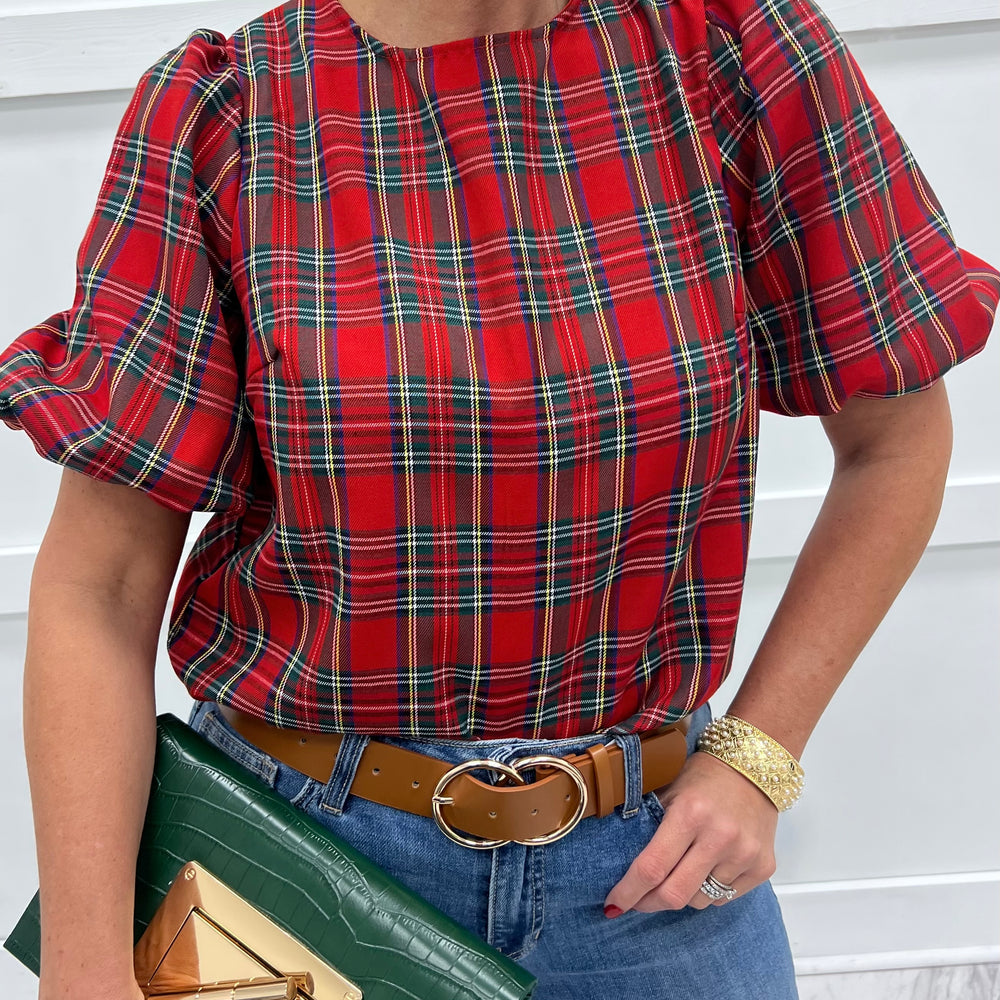 The Modern Plaid Top