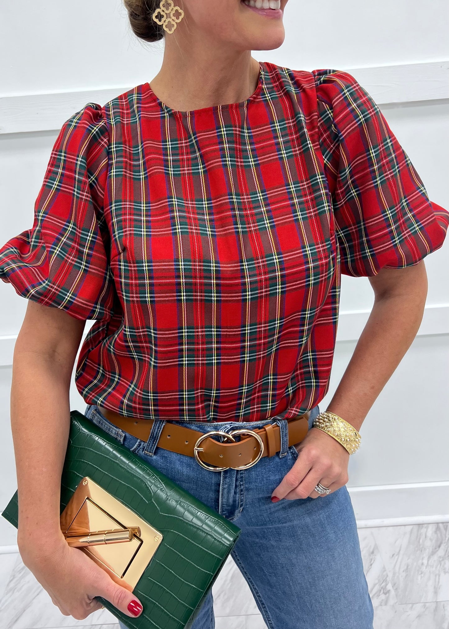 The Modern Plaid Top