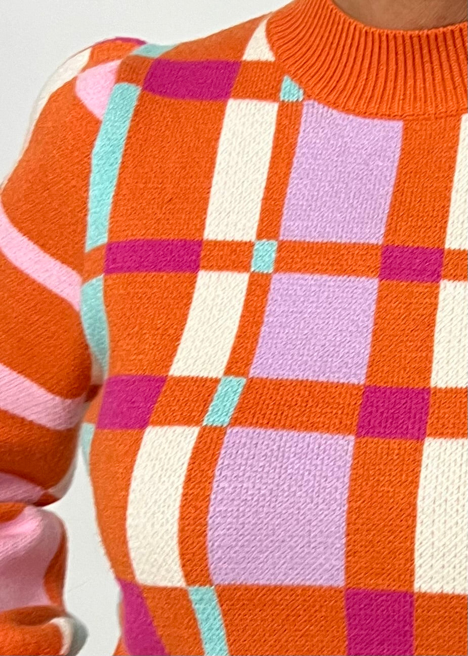 Jules Color Pattern Sweater