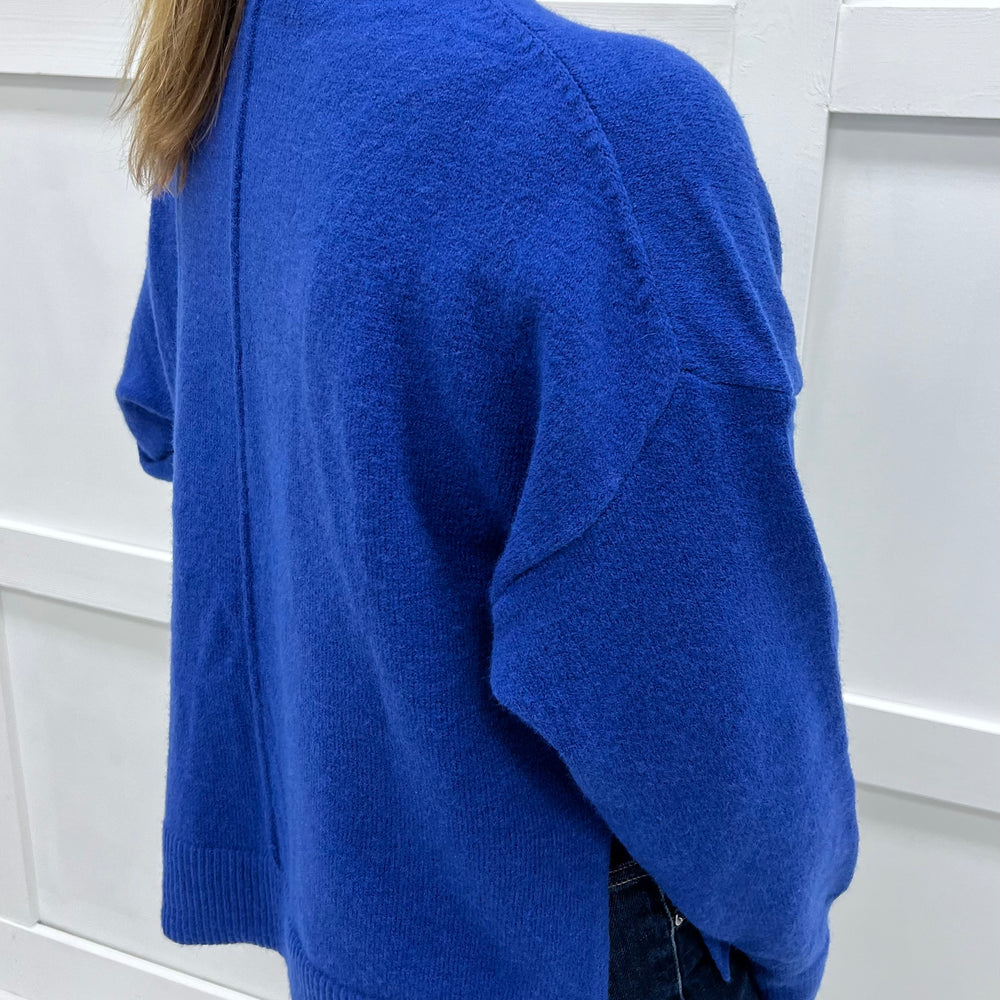 The Adler Turtleneck Sweater (Blue)