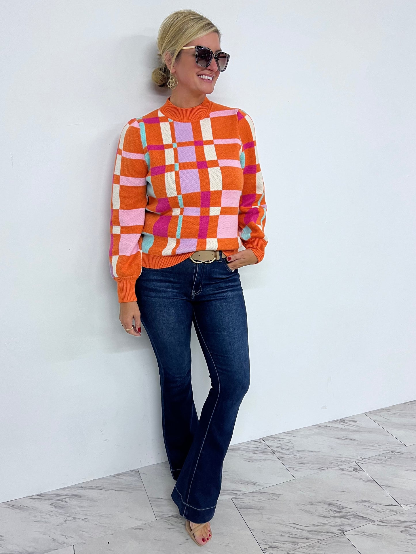 Jules Color Pattern Sweater