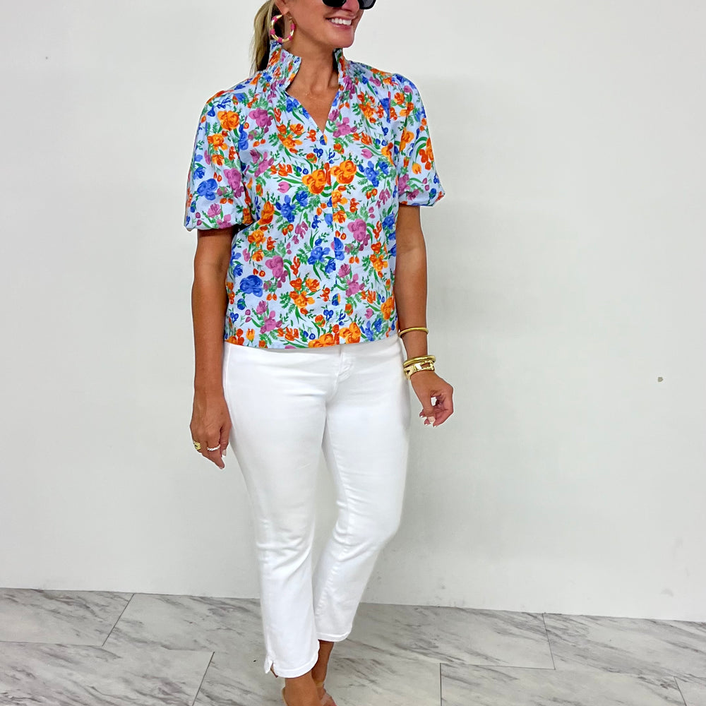 
                  
                    Florence Flower + Smock Top
                  
                