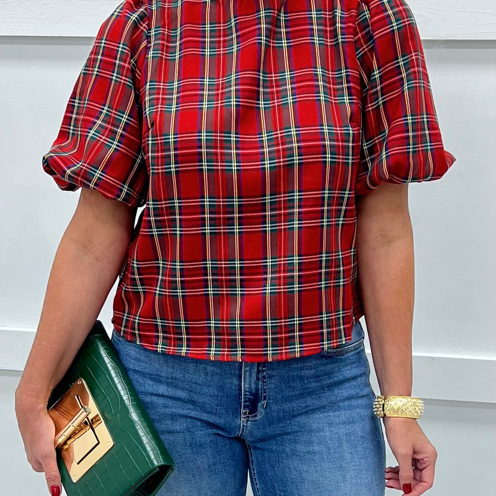 
                  
                    The Modern Plaid Top
                  
                