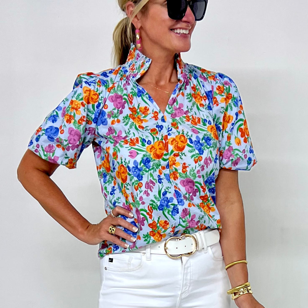 
                  
                    Florence Flower + Smock Top
                  
                