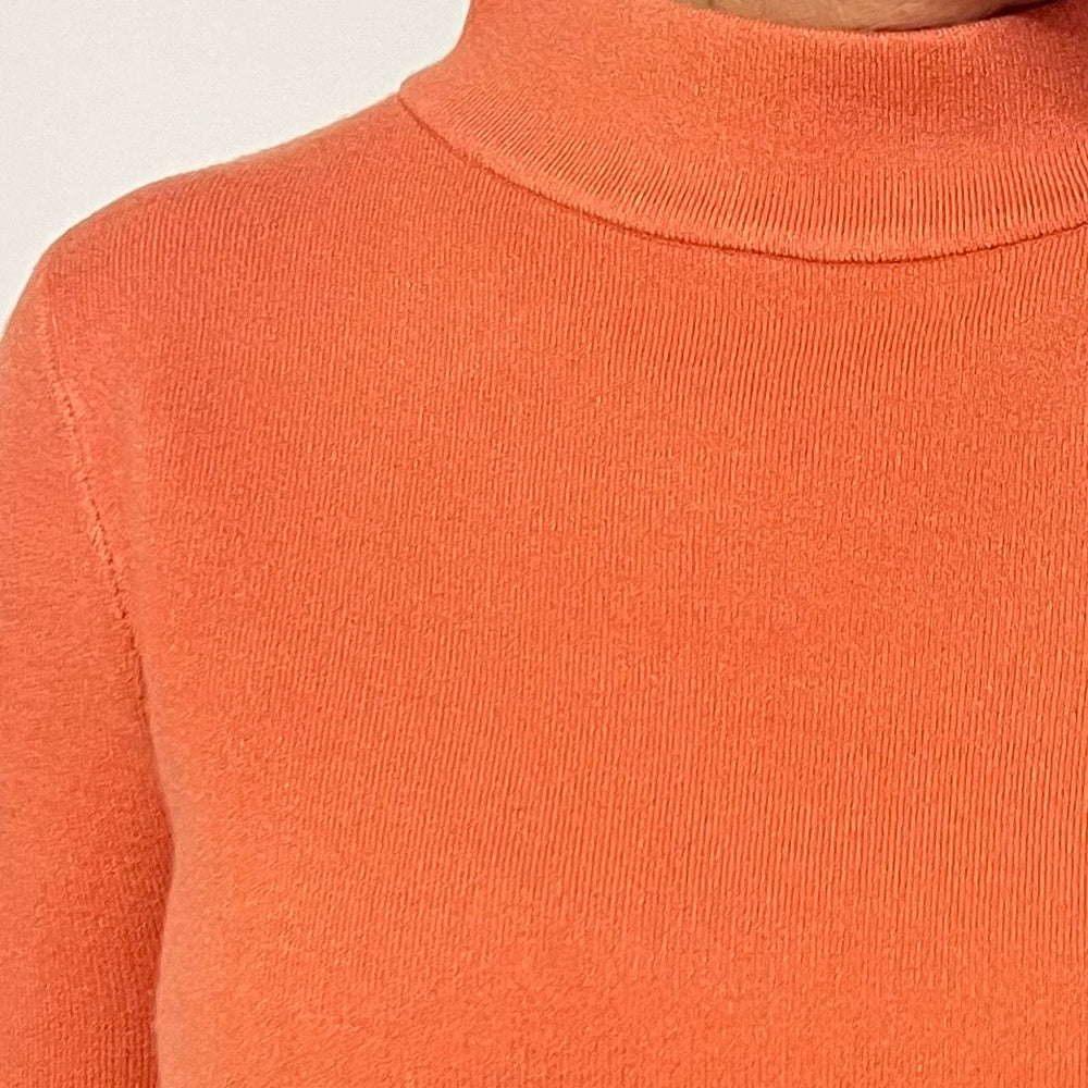 Estelle Coral Mock Neck Sweater - FINAL SALE