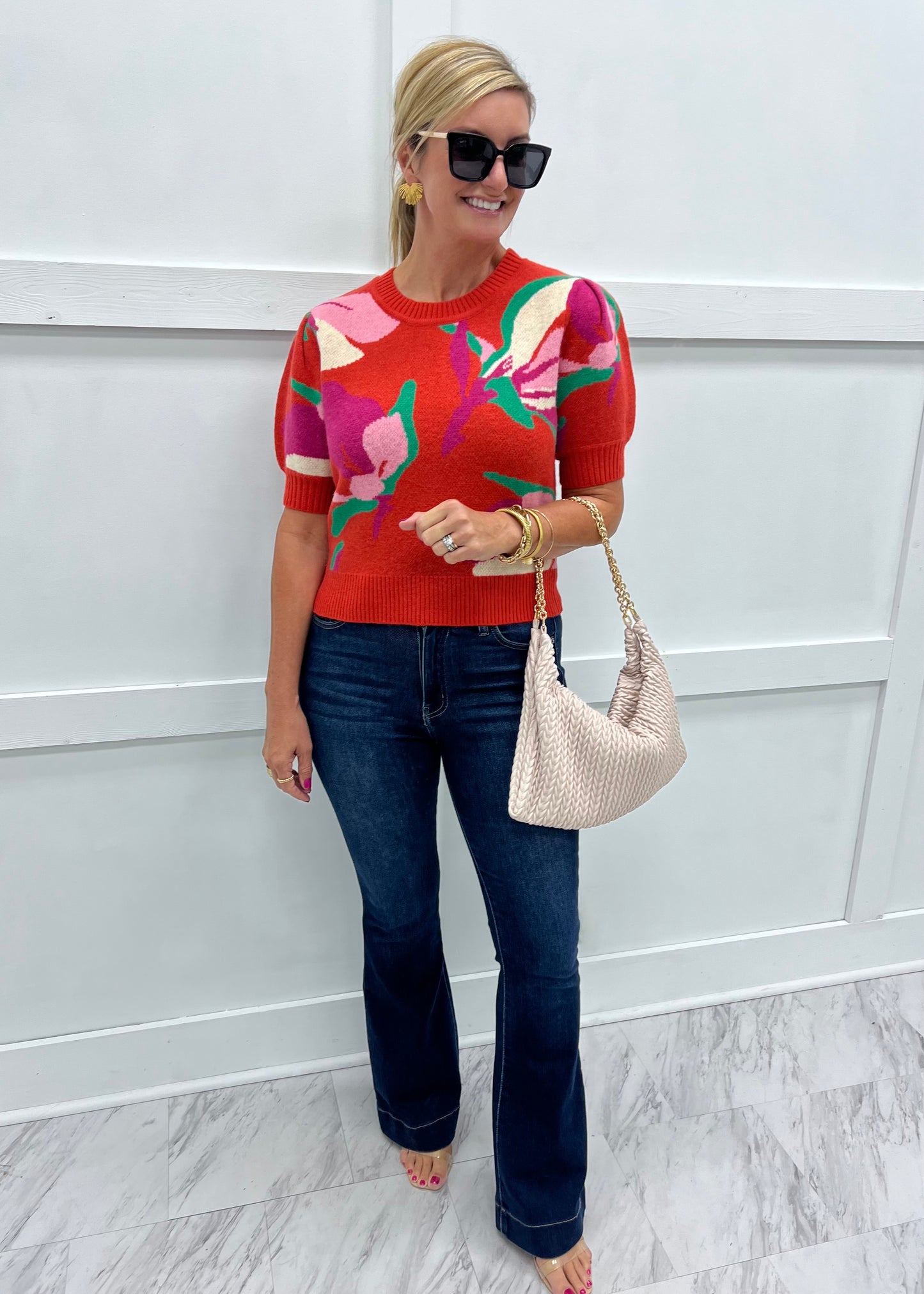 Jules Floral Sweater